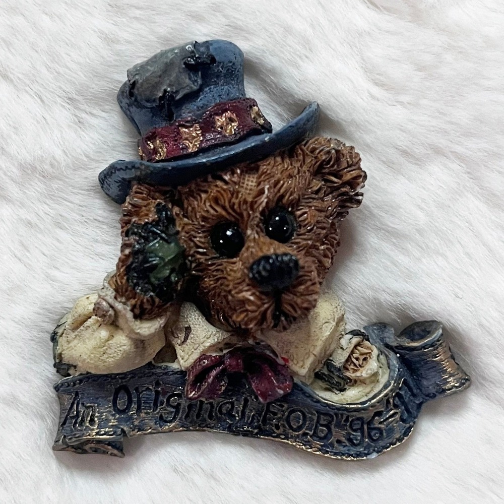🔮 5/$25‎ Vintage Boyd's Bears Original FOB Friend Of Bears 1996-97 Pin